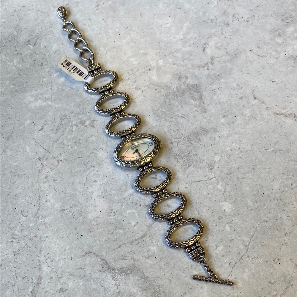 Silver Oval Link Bracelet